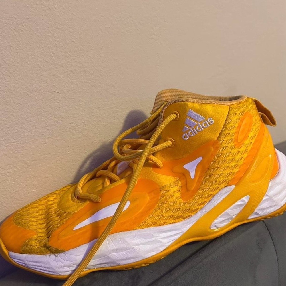 Adidas Kids Bright Yellow Sneakers